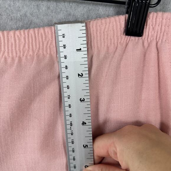 Cape Cod Womens Pants Pink Size 12 Stretch Elastic Waist Grandmacore Coastal - Picture 4 of 9